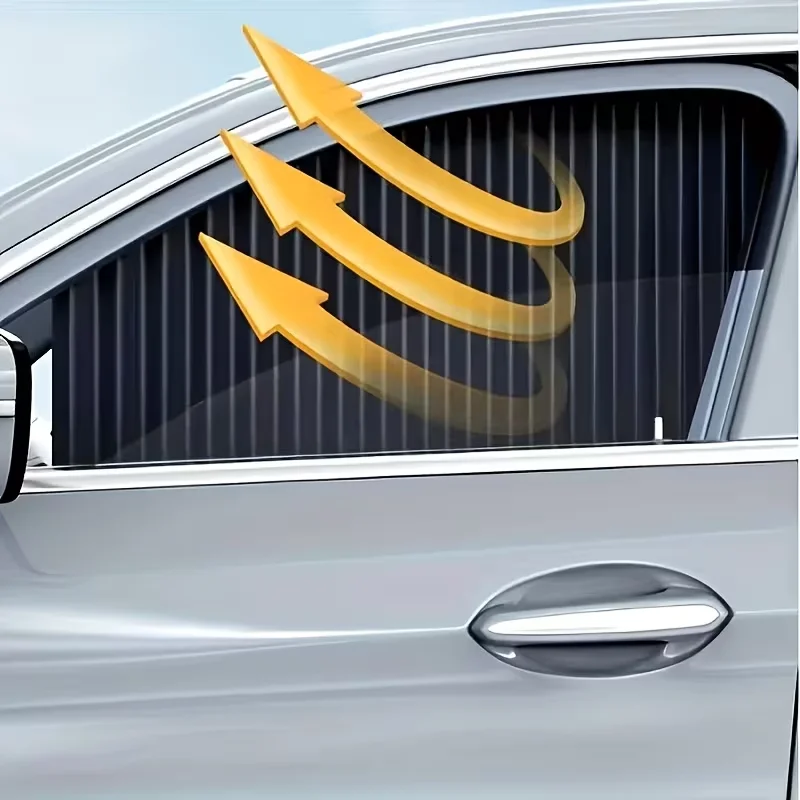 2Pcs Front Window Recessed Sliding Track Sunshade UV Protection Heat Insulation Car Privacy Black Window Shade
2Pcs Front Window Recessed Sliding Track Sunshade UV Protection Heat Insulation Car Privacy Black Window Shade