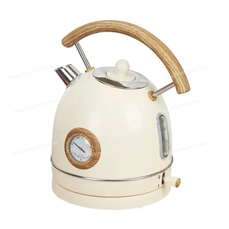 Milky White Retro Domestic Anti-Scald Electric Kettle 304 Stainless Steel Automatic Power off Large Capacity Kettle 220V 1500W
Milky White Retro Domestic Anti-Scald Electric Kettle 304 Stainless Steel Automatic Power off Large Capacity Kettle 220V 1500W