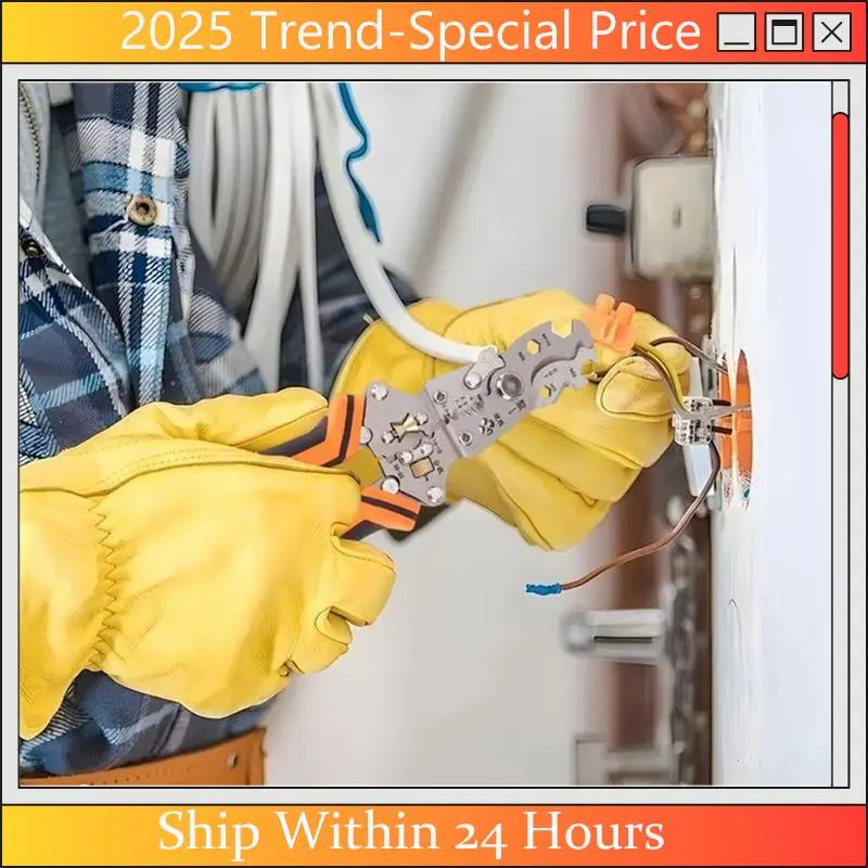 AA64 Electrician Pliers Foldable Portable Electric Wire Stripper Hand Tool Cutter Multifunctional Electrical Pliers
AA64 Electrician Pliers Foldable Portable Electric Wire Stripper Hand Tool Cutter Multifunctional Electrical Pliers