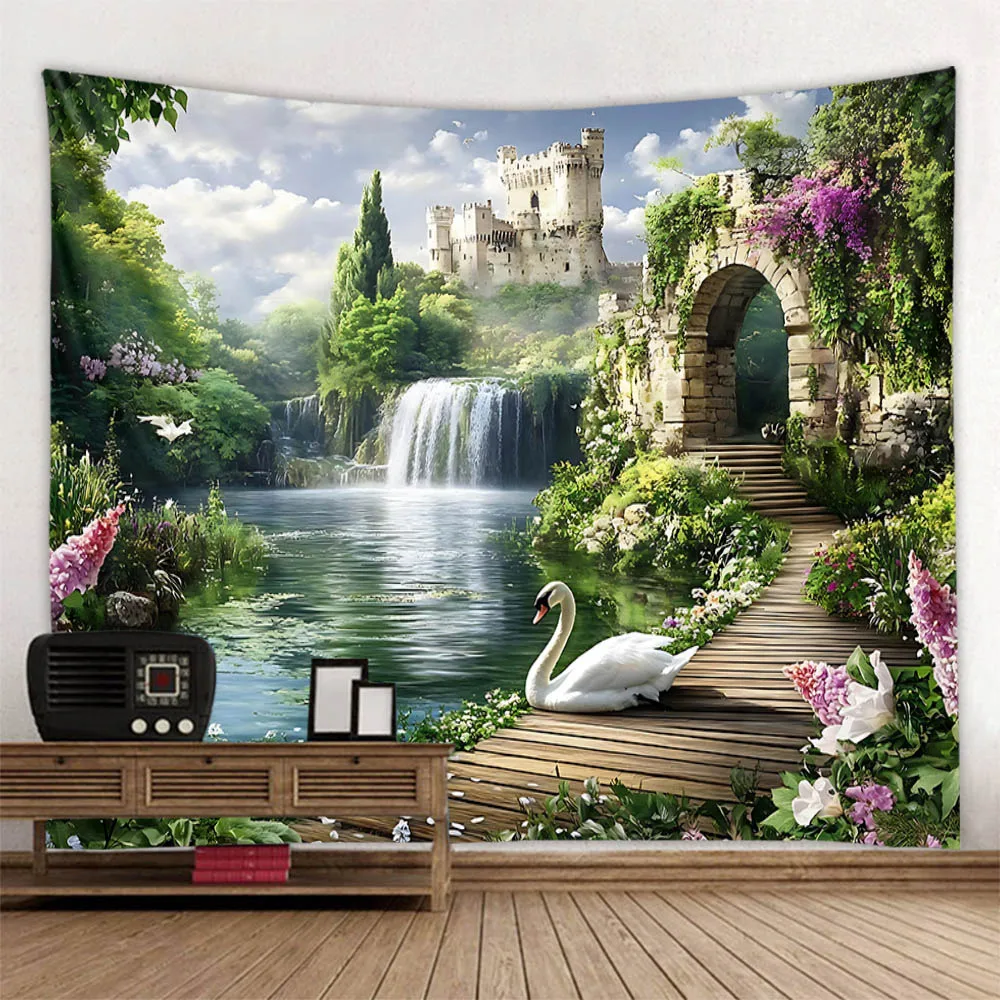Home Wall Decoration Tapestry Dreamy Landscape Bedroom Art Wall Hanging, Sea Starry Sky Bohemian Living Room Background Cloth
Home Wall Decoration Tapestry Dreamy Landscape Bedroom Art Wall Hanging, Sea Starry Sky Bohemian Living Room Background Cloth