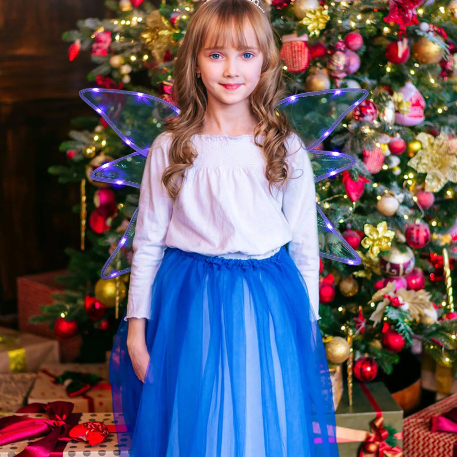 Glowing Fairy Wing Light Up Wings Whimsy Elegance Festival Celebration Stage Performance Prop Light Up Fairy Wings
Glowing Fairy Wing Light Up Wings Whimsy Elegance Festival Celebration Stage Performance Prop Light Up Fairy Wings