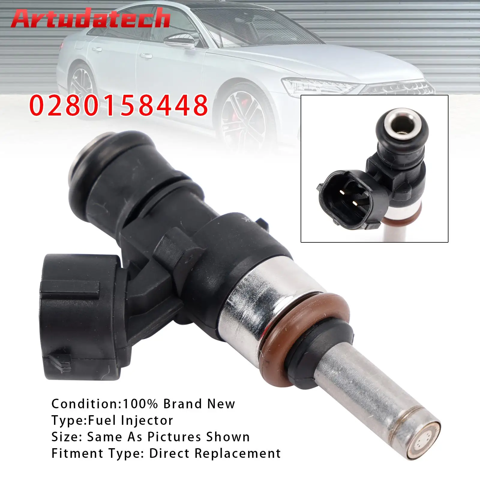 Artudatech 1Pcs Fuel Injector For VW Golf Audi A3 A4 Q3 Q5 Tiguan Octavia 0280158448
Artudatech 1Pcs Fuel Injector For VW Golf Audi A3 A4 Q3 Q5 Tiguan Octavia 0280158448