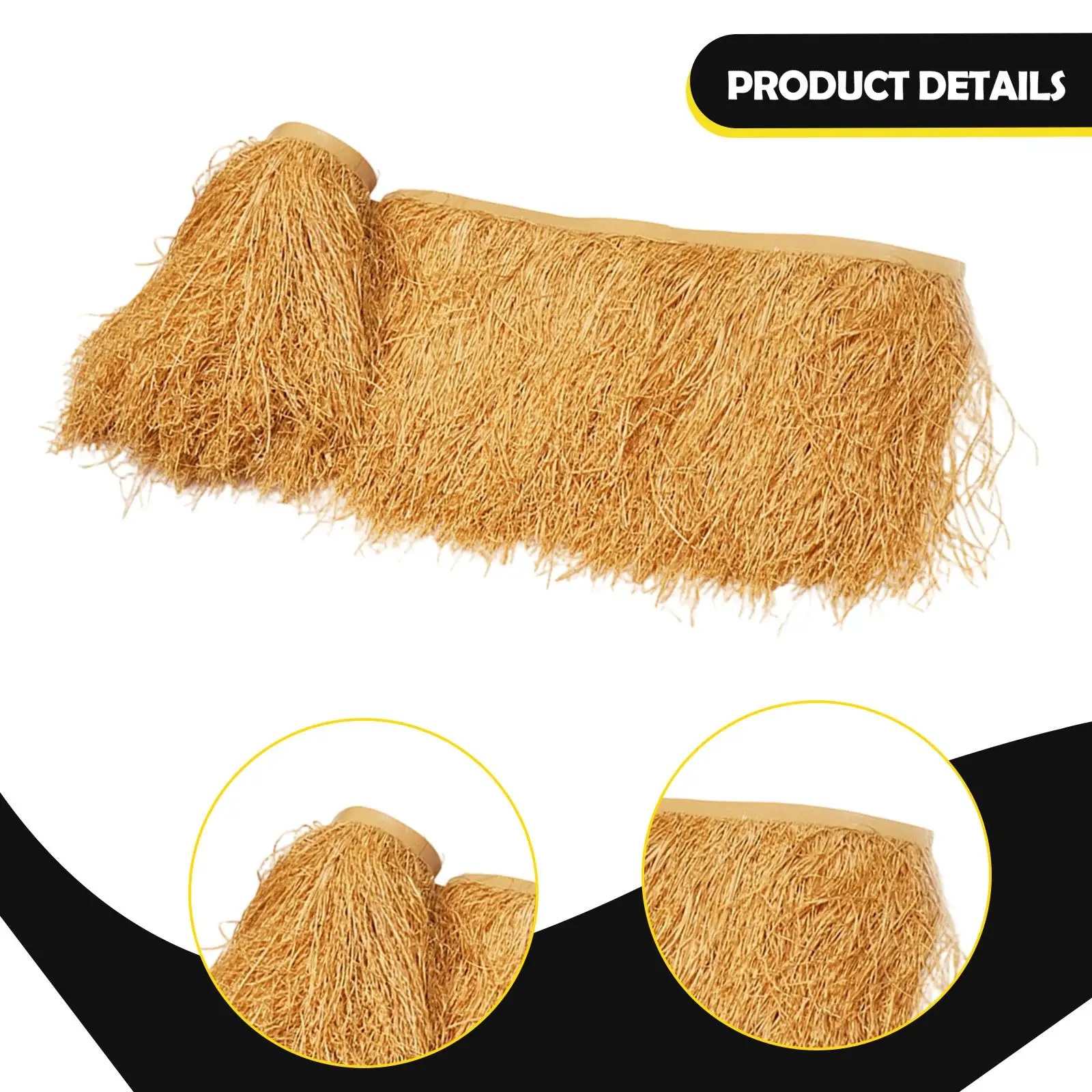 Artificial Thatch Roof Roll Faux Straw Shed Awning Garden Pavilion Decor Patio Umbrella Cover for Patio Roofs Window Eaves Bar
Artificial Thatch Roof Roll Faux Straw Shed Awning Garden Pavilion Decor Patio Umbrella Cover for Patio Roofs Window Eaves Bar