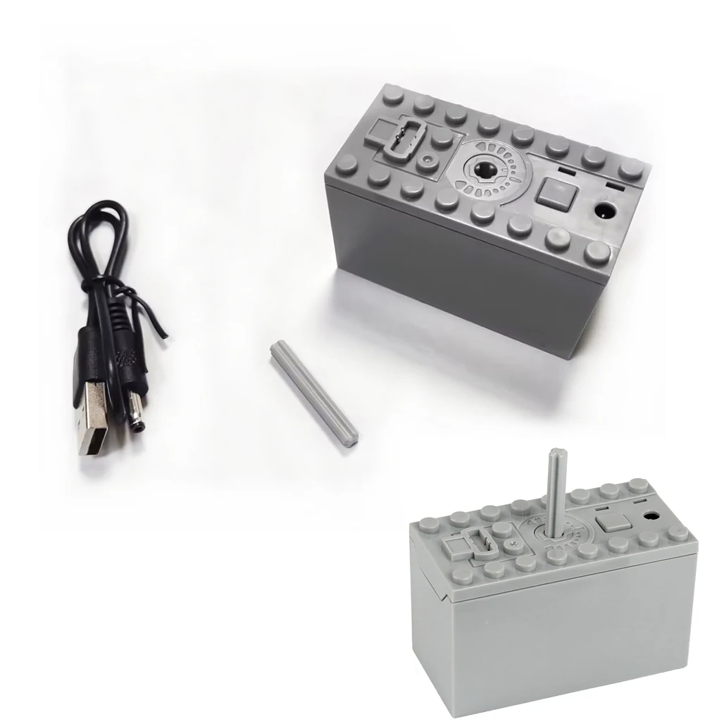 High-tech Rechargeable Lithium Battery Box Building Blocks Built-in Battery Modified MOC Bricks Toy Power Up for Car Train Motor
High-tech Rechargeable Lithium Battery Box Building Blocks Built-in Battery Modified MOC Bricks Toy Power Up for Car Train Motor