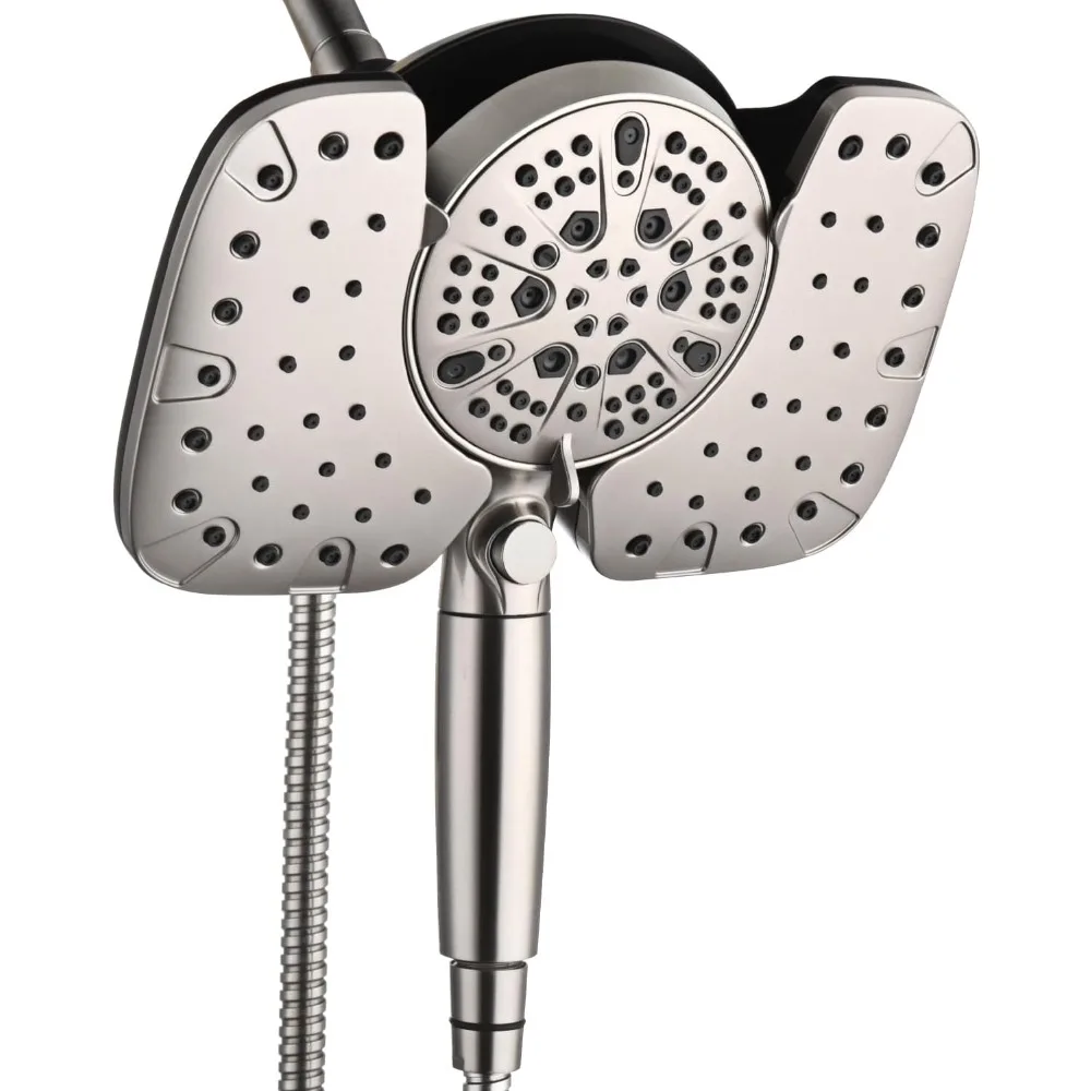 2.5GPM Shower Head with Handheld High Pressure: 10” Rainfall Shower Head & HandHeld Shower Head
2.5GPM Shower Head with Handheld High Pressure: 10” Rainfall Shower Head & HandHeld Shower Head