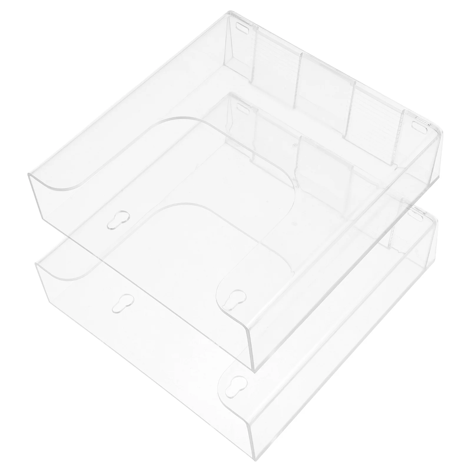2Pcs Wall Hanging Display Box Acrylic Brochures Stand File ganizer Clear Vertical Storage Document Folder Holder
2Pcs Wall Hanging Display Box Acrylic Brochures Stand File ganizer Clear Vertical Storage Document Folder Holder