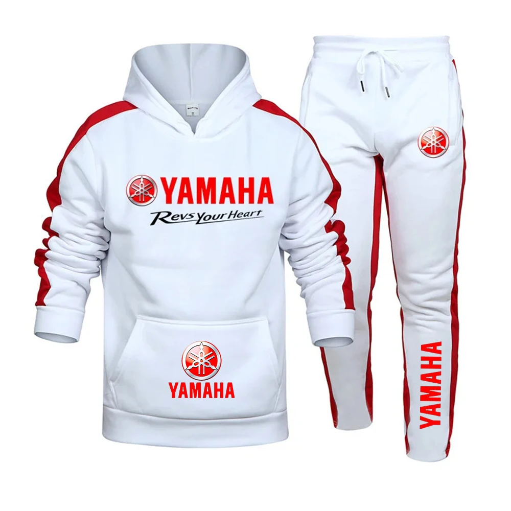 Fashionable and trendy men's Yamaha logo sports suit hooded sweatshirt sports pants autumn and winter daily casual sports joggin
Fashionable and trendy men's Yamaha logo sports suit hooded sweatshirt sports pants autumn and winter daily casual sports joggin