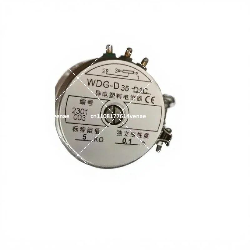 Precision Rotary Position Sensor 5kΩ Conductive Plastic Potentiometer 0.1% Linearity, D35-D1C
Precision Rotary Position Sensor 5kΩ Conductive Plastic Potentiometer 0.1% Linearity, D35-D1C