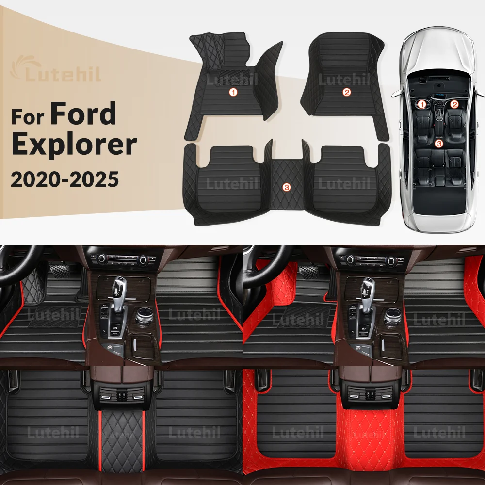 LUTEHIL For Ford Explorer 5/6/7 Seats 2020-2025 Custom Car Floor Mat Automobile Carpet Interior Accessories Protective 2024 2023
LUTEHIL For Ford Explorer 5/6/7 Seats 2020-2025 Custom Car Floor Mat Automobile Carpet Interior Accessories Protective 2024 2023