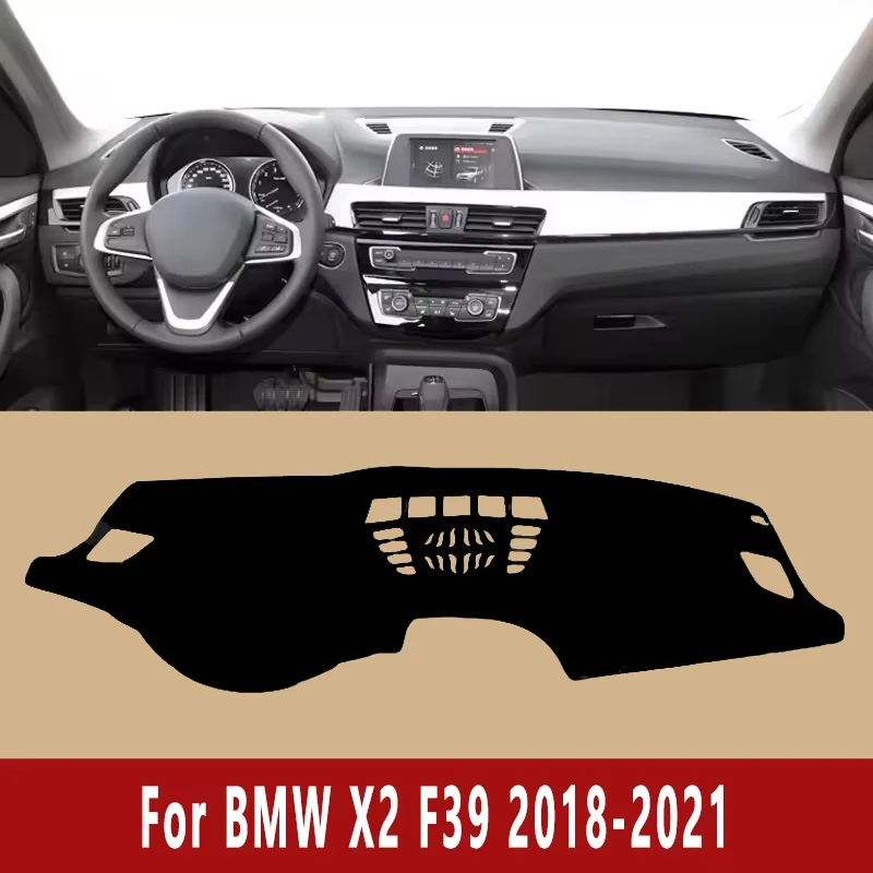 Коврик для приборной панели автомобиля, центральный коврик управления для BMW X2 F39 2018 2019 2020 2021, нескользящая накидка, солнцезащитный козырек, аксессуары для интерьера
Коврик для приборной панели автомобиля, центральный коврик управления для BMW X2 F39 2018 2019 2020 2021, нескользящая накидка, солнцезащитный козырек, аксессуары для интерьера