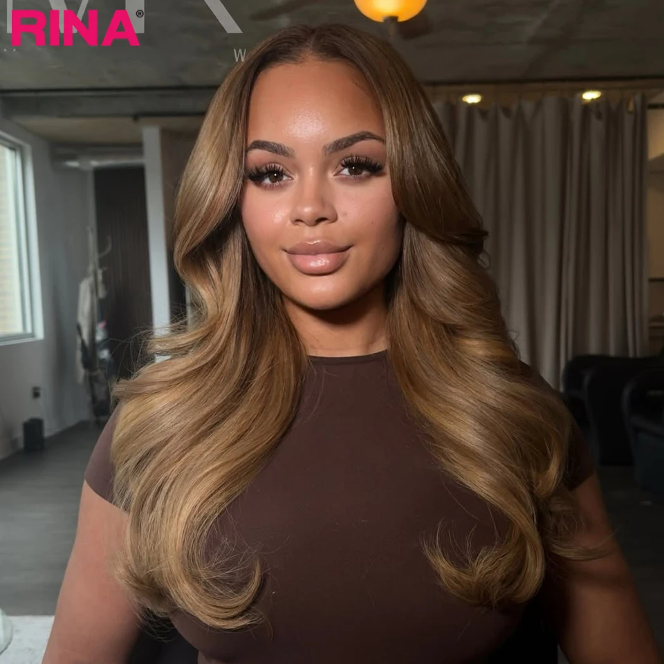 RINA Chestnut Honey Body Wave Lace Front Wig Human Hair Lace Wigs Ombre Brown Blonde Highlight Wig Pre Plucked Hair For Women
RINA Chestnut Honey Body Wave Lace Front Wig Human Hair Lace Wigs Ombre Brown Blonde Highlight Wig Pre Plucked Hair For Women