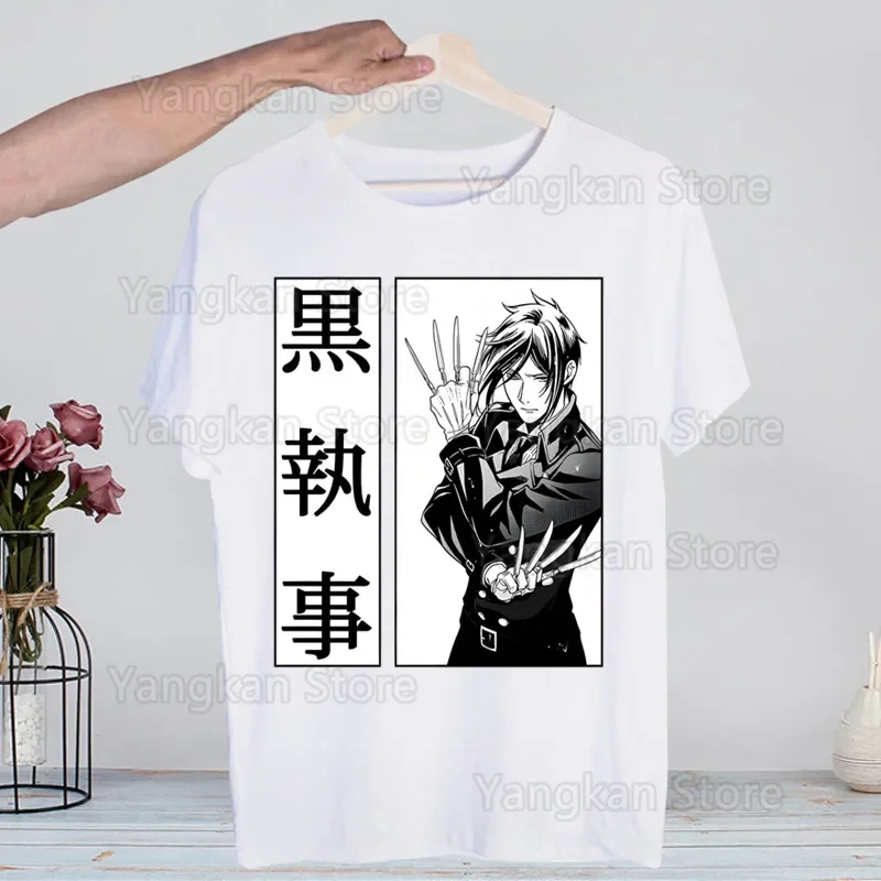 Black Butler Harajuku Men's tshirt Printed Unisex Short Sleeve t shirt Casual T-shirt Male Streetwear Tops
Black Butler Harajuku Men's tshirt Printed Unisex Short Sleeve t shirt Casual T-shirt Male Streetwear Tops