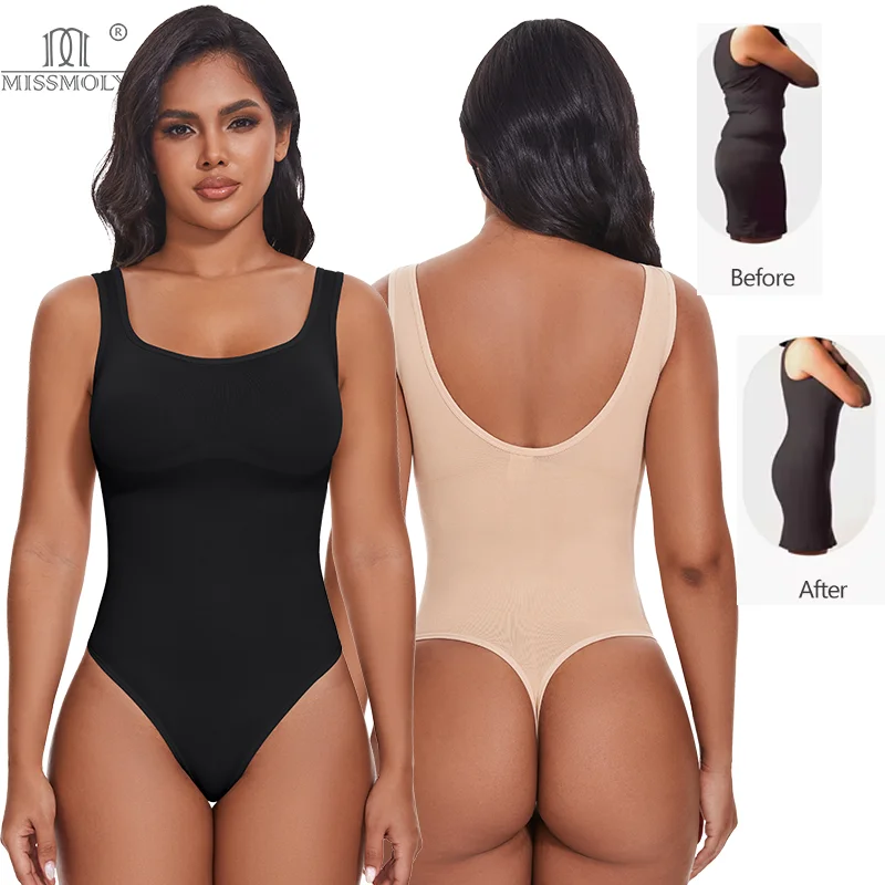 Miss Moly Bodysuit Women Sexy Shapewear U-Shape Backless Body Shaper Tummy Control Square Collar Top Thong Underwear Slim Waist
Miss Moly Bodysuit Women Sexy Shapewear U-Shape Backless Body Shaper Tummy Control Square Collar Top Thong Underwear Slim Waist