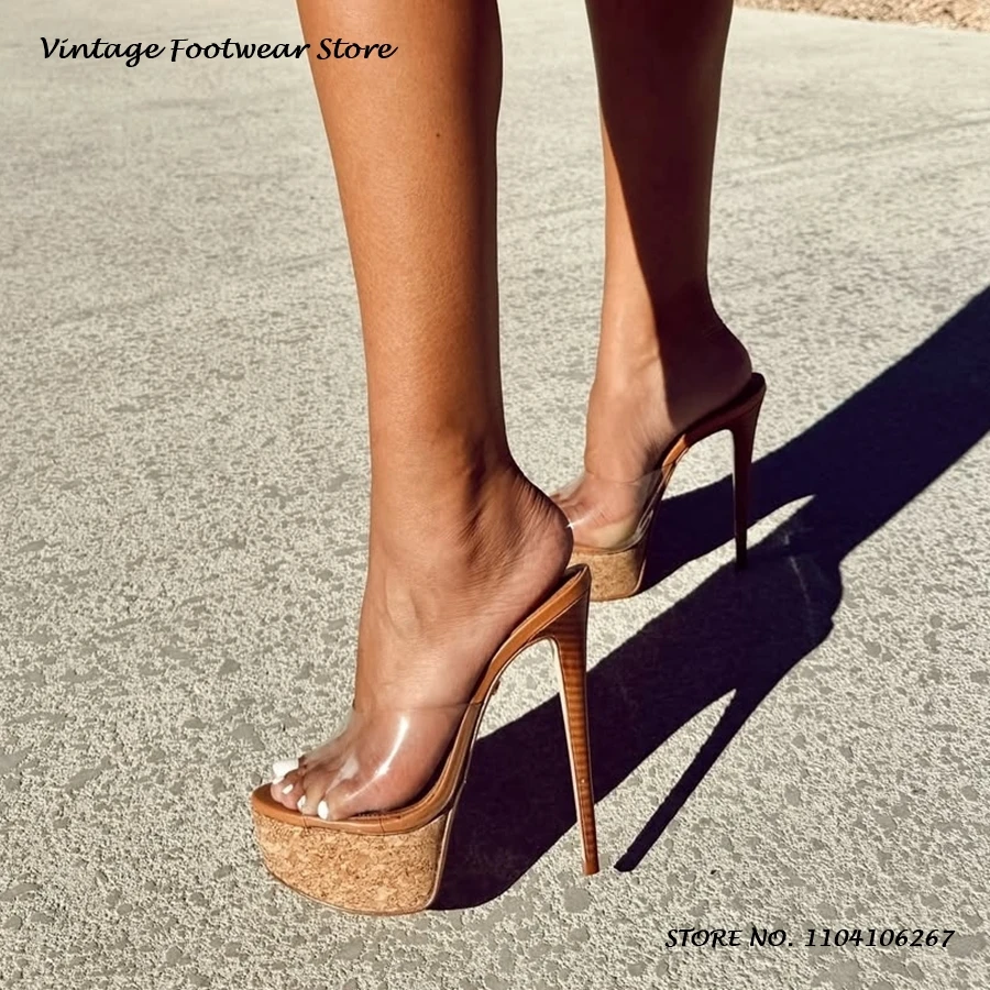 Лаконичные туфли-лодочки на высоком каблуке и платформе с круглым открытым носком на тонком каблуке, вечерние модельные туфли, женские летние модные тапочки больших размеров
Лаконичные туфли-лодочки на высоком каблуке и платформе с круглым открытым носком на тонком каблуке, вечерние модельные туфли, женские летние модные тапочки больших размеров