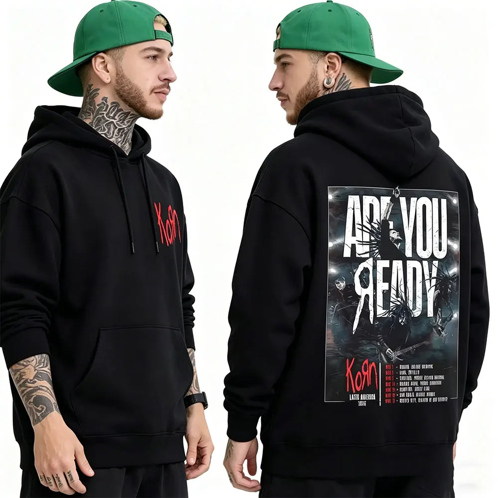 Rock Band RKorn Tour Merch 2026 Hoodie Men Women Fashion Oversized Hooded Sweatshirt Male Vintage Casual Fleece Cotton Hoodies
Rock Band RKorn Tour Merch 2026 Hoodie Men Women Fashion Oversized Hooded Sweatshirt Male Vintage Casual Fleece Cotton Hoodies
