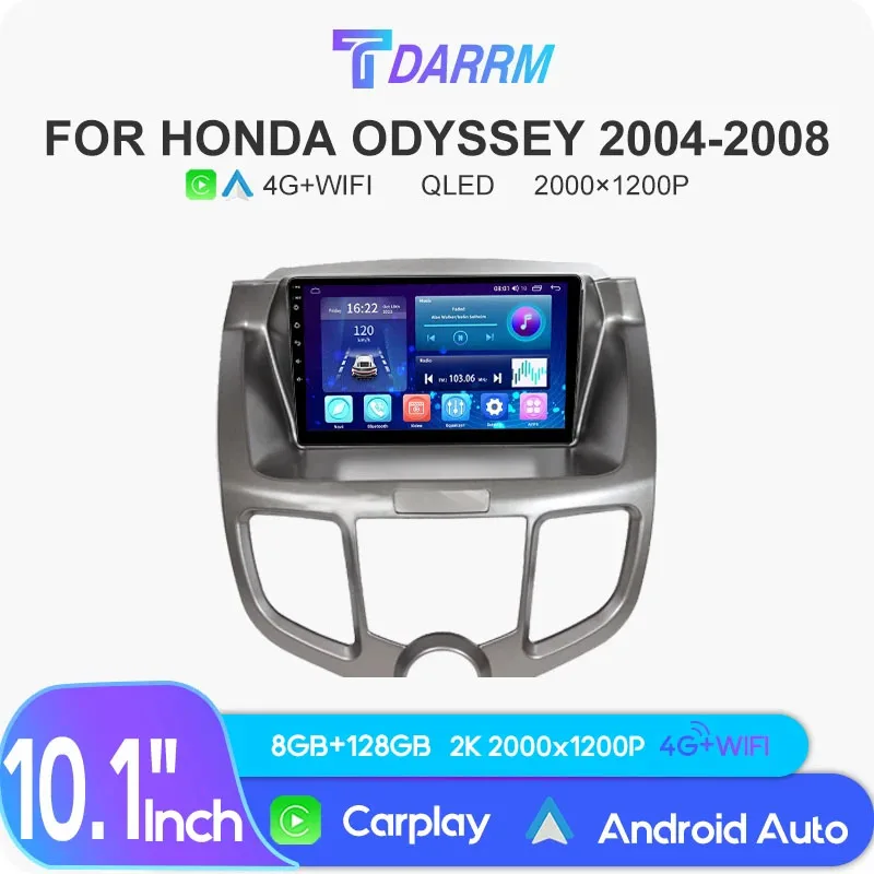 Автомагнитола AutoAndroid 12 для Honda Odyssey 2004-2008 видео 4G беспроводная Carplay QLED навигация GPS Автомобильный мультимедийный стереоплеер
Автомагнитола AutoAndroid 12 для Honda Odyssey 2004-2008 видео 4G беспроводная Carplay QLED навигация GPS Автомобильный мультимедийный стереоплеер