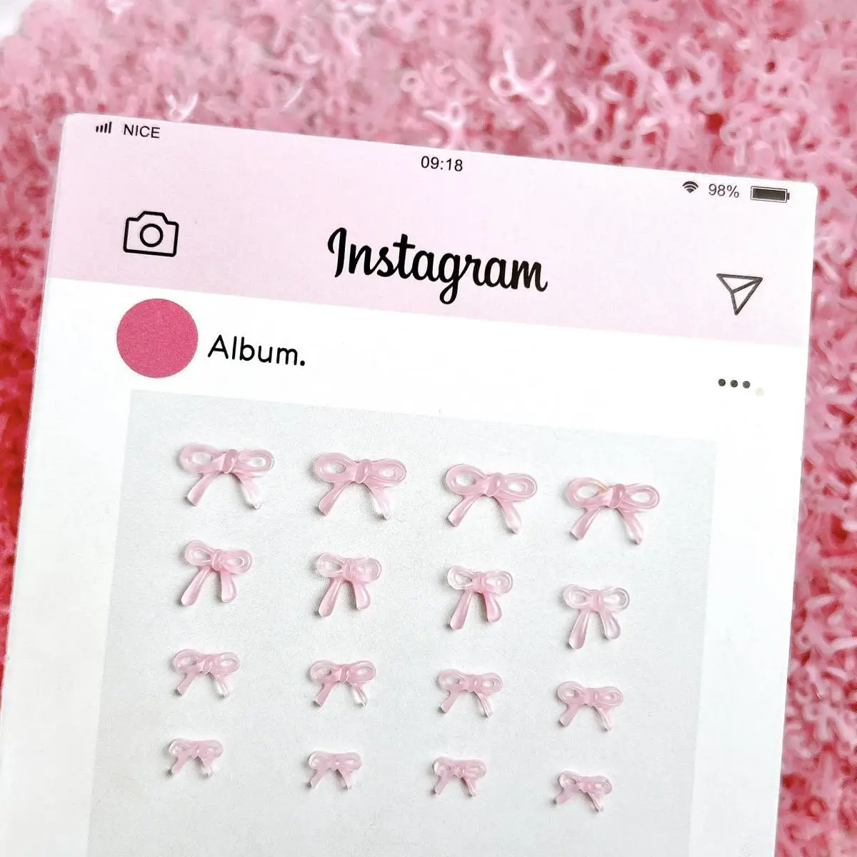 Mixed 4-Size Pink Resin Bow Nail Charms Cute Mini Translucent Bow Nail Art Decoration Accessories Supplies for DIY Crafts
Mixed 4-Size Pink Resin Bow Nail Charms Cute Mini Translucent Bow Nail Art Decoration Accessories Supplies for DIY Crafts