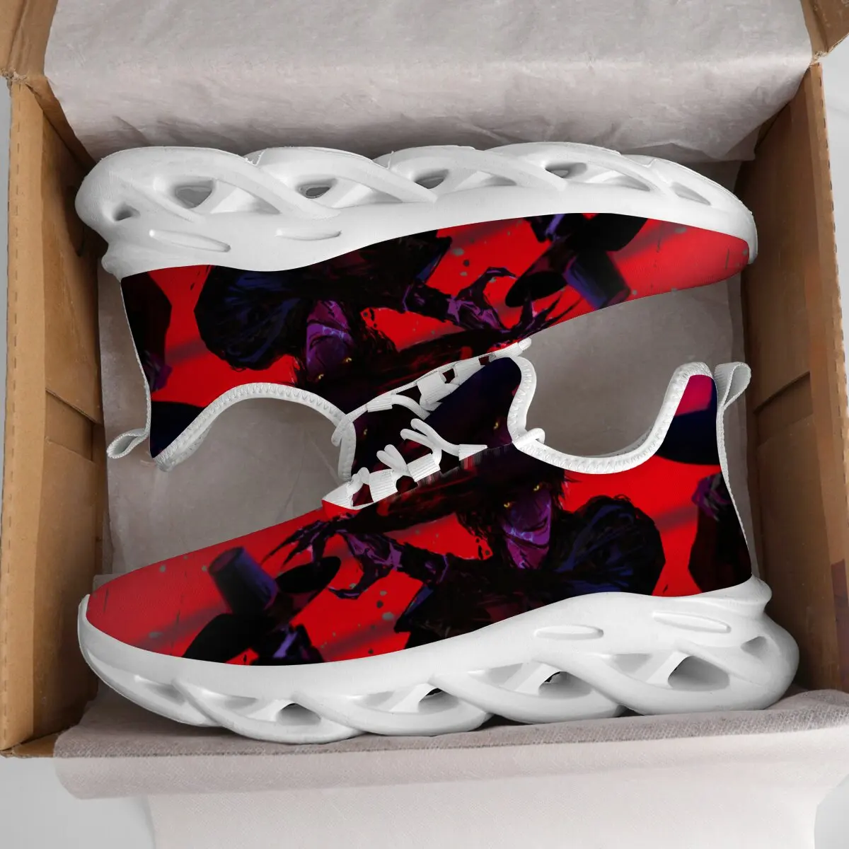 Sports Shoes Flats for Boys Anime Character Print Red White Lightweight Cushioning Sports Shoes Outdoor Sportschuhe Kinder
Sports Shoes Flats for Boys Anime Character Print Red White Lightweight Cushioning Sports Shoes Outdoor Sportschuhe Kinder