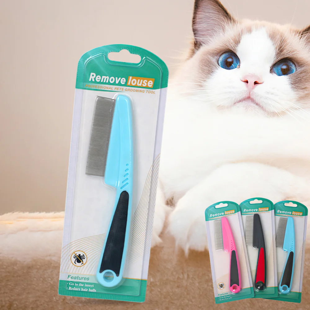 Long-handled Flea Comb for Dogs and Cats with Comfortable Grip and Close Teeth Grooming Tool
Long-handled Flea Comb for Dogs and Cats with Comfortable Grip and Close Teeth Grooming Tool