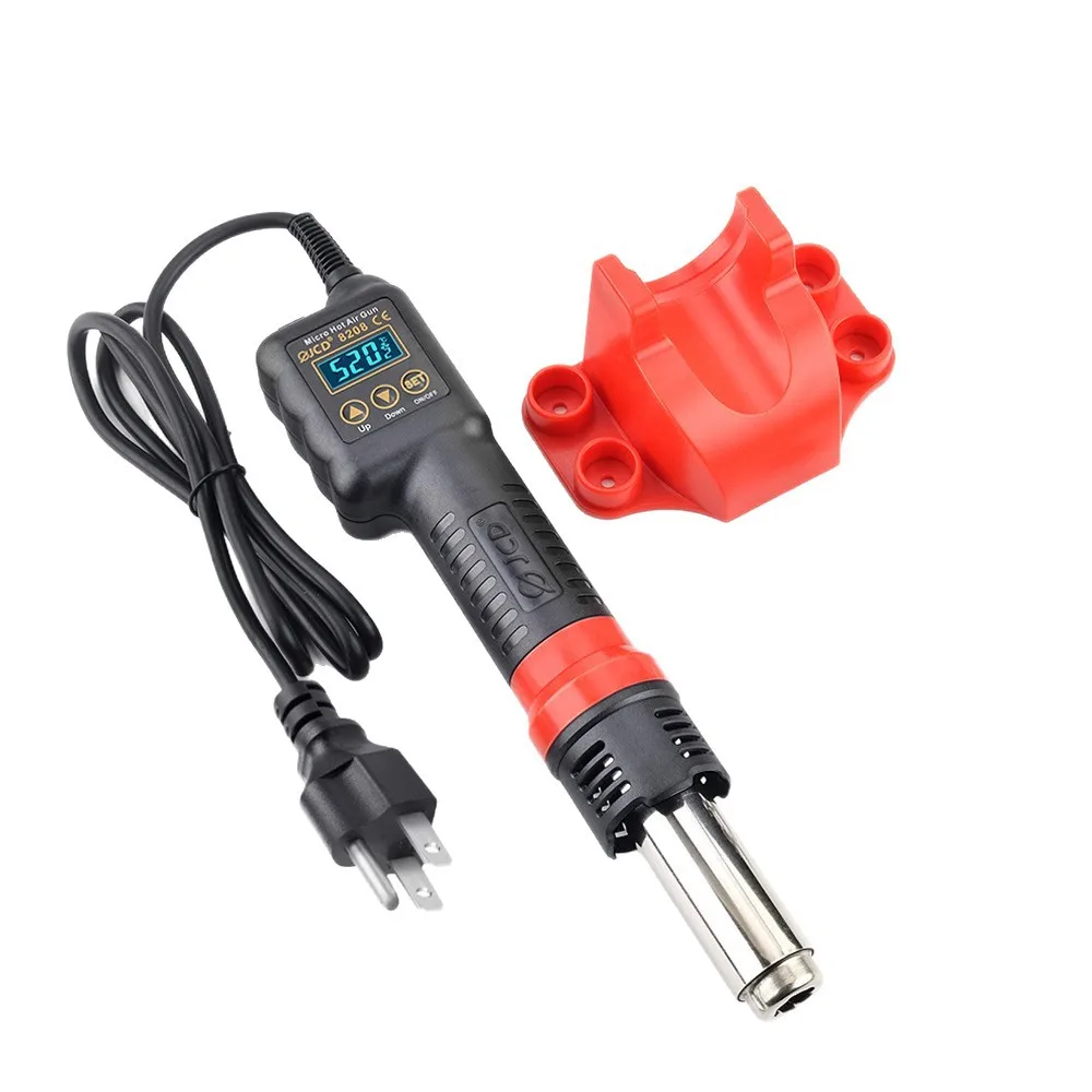 Portable hot air gun, hot air dismantling and welding table 110V220V750W digital display can control temperature
Portable hot air gun, hot air dismantling and welding table 110V220V750W digital display can control temperature