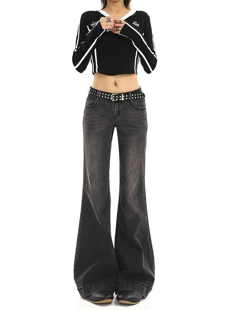 American Vintage Washed Flared Jeans Women Stretch Slim Fit Bell Bottom Trousers Non Clingy Retro Y2K Denim Pants
American Vintage Washed Flared Jeans Women Stretch Slim Fit Bell Bottom Trousers Non Clingy Retro Y2K Denim Pants