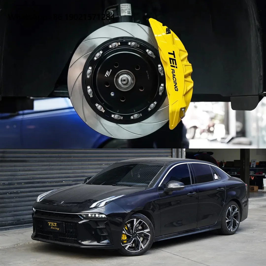 Front Big Brake Kit P60EV 6 Piston Caliper With 355*28 mm Rotor Auto BBK Brake System for Lynk & Co 03 18 Inch Car Rim
Front Big Brake Kit P60EV 6 Piston Caliper With 355*28 mm Rotor Auto BBK Brake System for Lynk & Co 03 18 Inch Car Rim