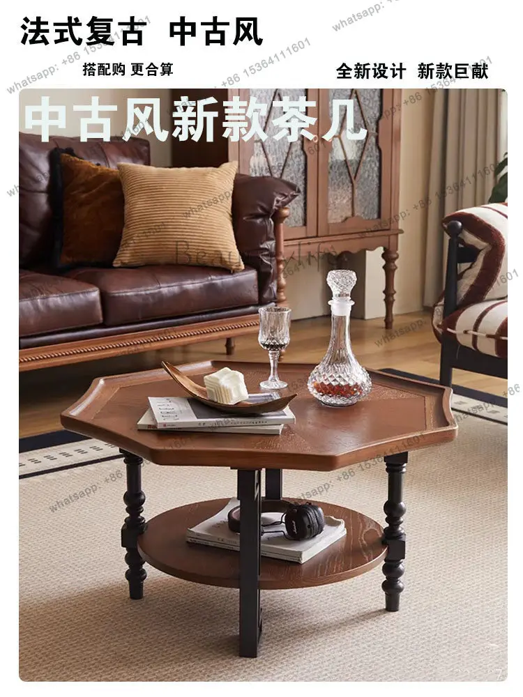 Living room household solid wood antique tea table high-end small apartment coffee table
Living room household solid wood antique tea table high-end small apartment coffee table