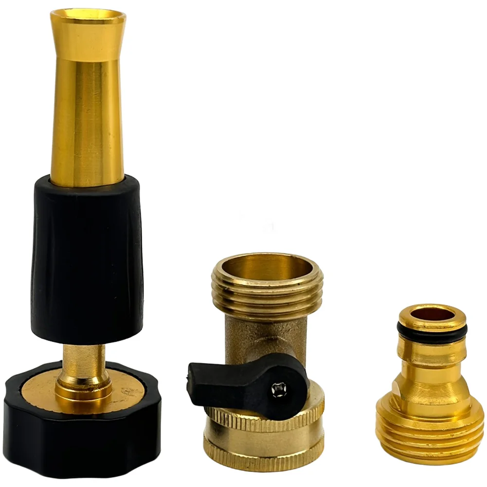 Aluminum Garden Hose Nozzle With Shut Off Valve For Watering Flowers Car Washing For Garden Irrigation And Vehicle Cleaning
Aluminum Garden Hose Nozzle With Shut Off Valve For Watering Flowers Car Washing For Garden Irrigation And Vehicle Cleaning