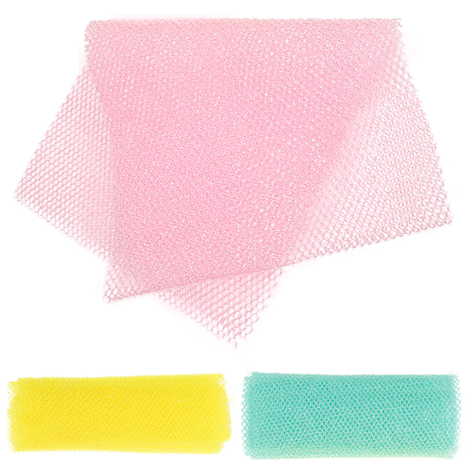 3Pcs Exfoliating Bath Nets Stain Removal Back Scrubber Shower Cloth Lightweight Travel Home African Net Sponge
3Pcs Exfoliating Bath Nets Stain Removal Back Scrubber Shower Cloth Lightweight Travel Home African Net Sponge