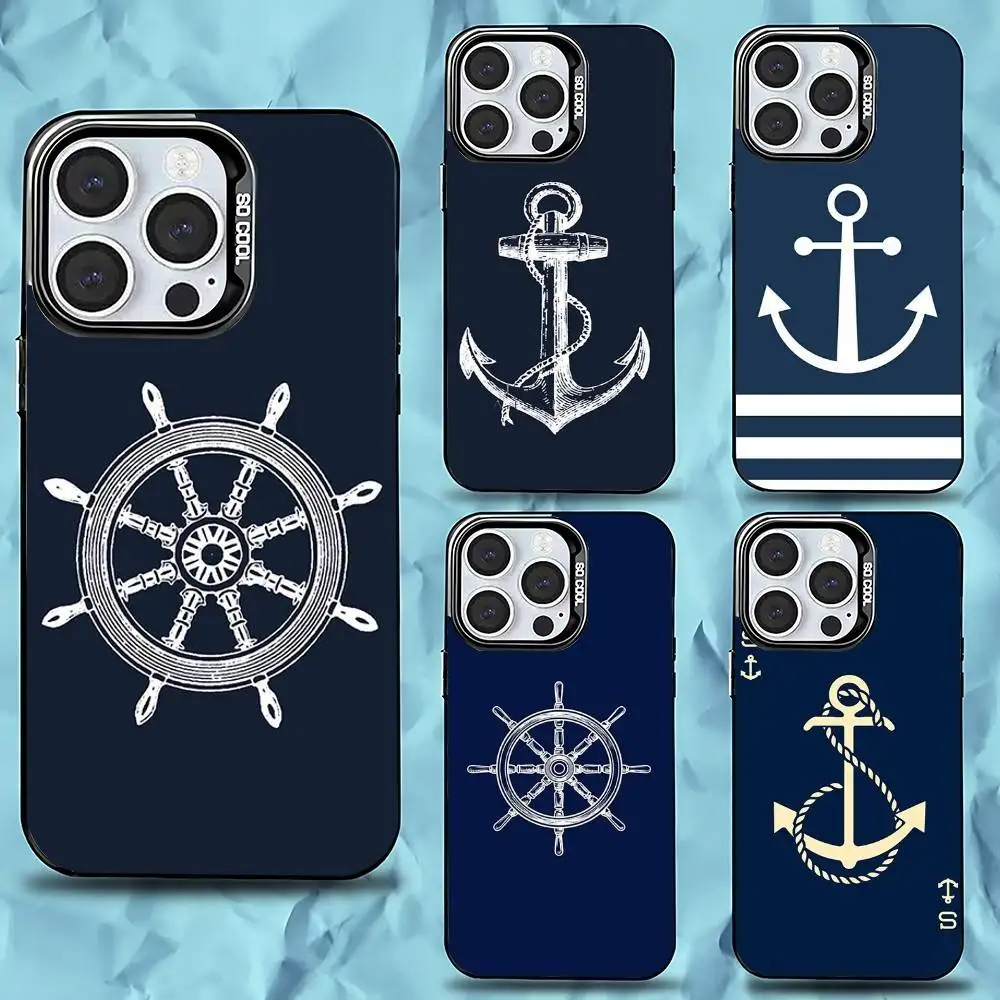 Anchor Boat Ship Wheel Phone Case For iPhone 16,15,14,13,12,11,Pro,Max,Plus,Mini,XS,SE Anti Fall Black Matte Hard Bumper
Anchor Boat Ship Wheel Phone Case For iPhone 16,15,14,13,12,11,Pro,Max,Plus,Mini,XS,SE Anti Fall Black Matte Hard Bumper