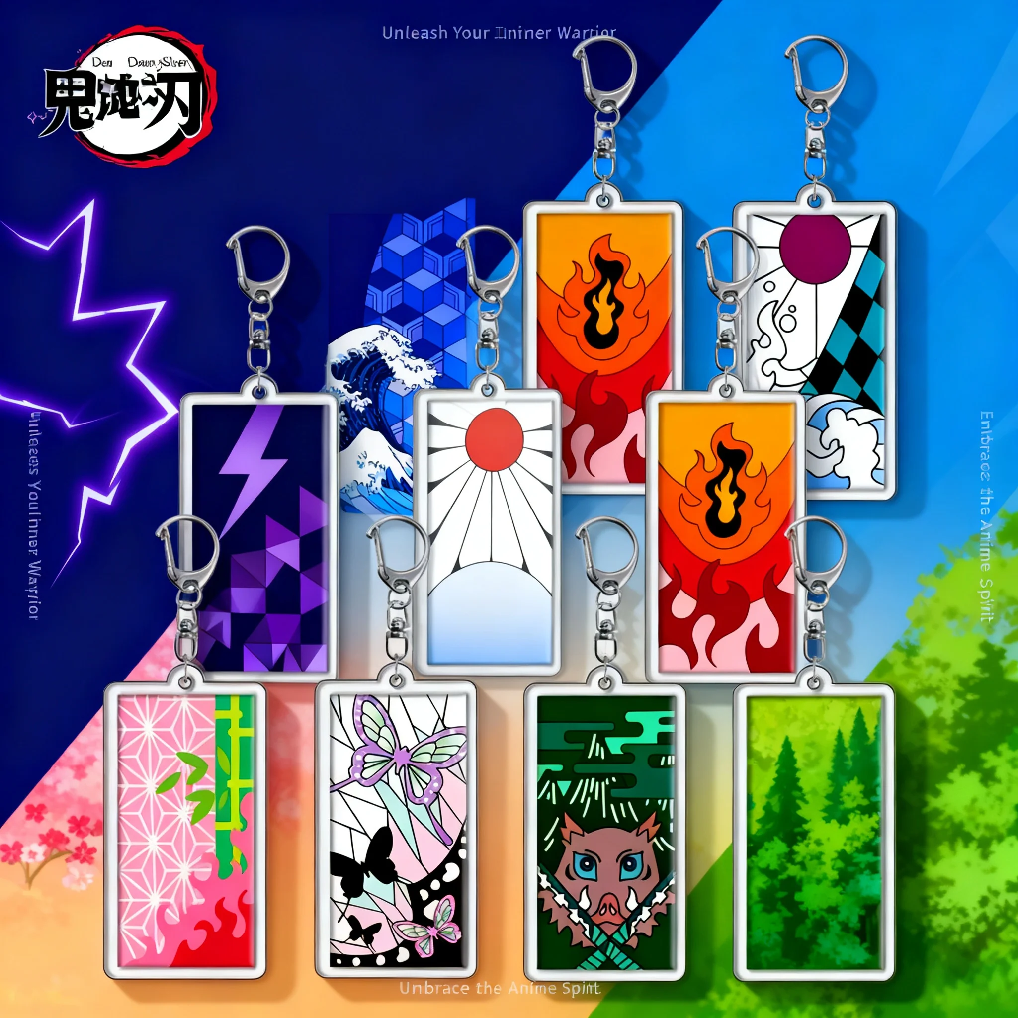 Demon Slayer Kimetsu no Yaiba Tanjiro Nezuko Acrylic Keychain Anime Merchandise Pendant Accessories Wholesale Cross Border
Demon Slayer Kimetsu no Yaiba Tanjiro Nezuko Acrylic Keychain Anime Merchandise Pendant Accessories Wholesale Cross Border