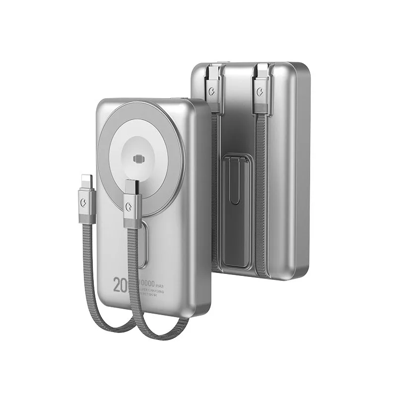 Беспроводное портативное зарядное устройство 10000 мАч, шнуры USB C, аккумулятор, быстрая зарядка PD, 20 Вт, аккумулятор для iPhone 16/15/14/13/12
Беспроводное портативное зарядное устройство 10000 мАч, шнуры USB C, аккумулятор, быстрая зарядка PD, 20 Вт, аккумулятор для iPhone 16/15/14/13/12