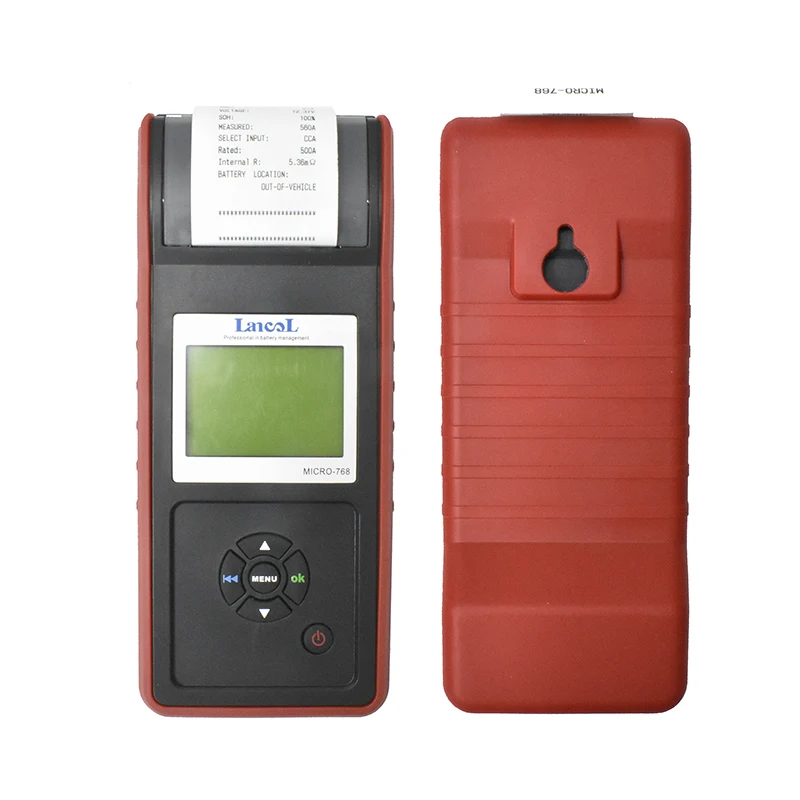 Auto Diagnostic Tool 12v 24v Car Battery Tester with Printer Language Change Feature
Auto Diagnostic Tool 12v 24v Car Battery Tester with Printer Language Change Feature