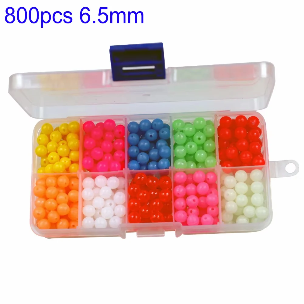 800pcs/1000pcs Fishing Space Beans Luminous Plastic Round Beads For Carolina Rig Texas Rigs Glow Fishing Bead with Box
800pcs/1000pcs Fishing Space Beans Luminous Plastic Round Beads For Carolina Rig Texas Rigs Glow Fishing Bead with Box