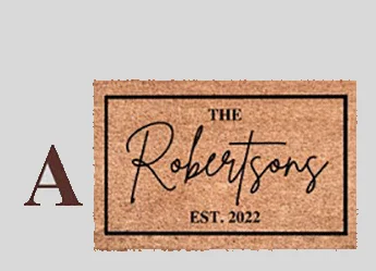 Custome Family Name Welcome Doormat Super Absorbent Anti - Slip Design Indoor Outdoor Mat for Kitchen Bathroom Gift for Family
Custome Family Name Welcome Doormat Super Absorbent Anti - Slip Design Indoor Outdoor Mat for Kitchen Bathroom Gift for Family