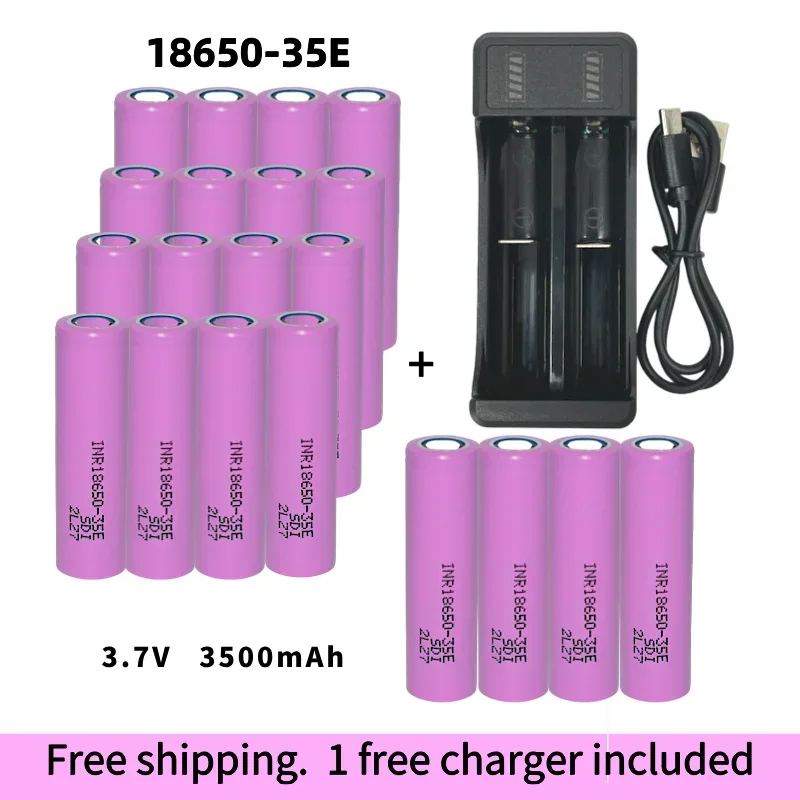 18650 battery 3500mAh Discharge Li-ion 3.7v Rechargable Battery electric bicycle electric skateboard electric scooters
18650 battery 3500mAh Discharge Li-ion 3.7v Rechargable Battery electric bicycle electric skateboard electric scooters