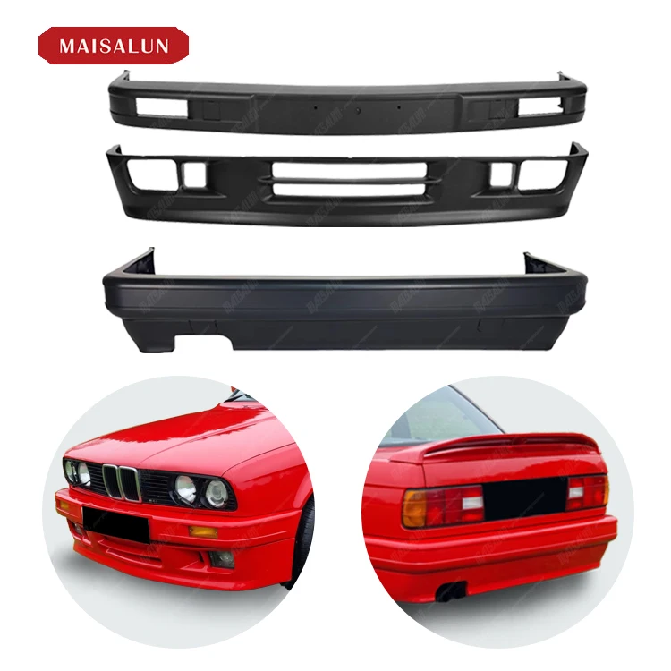 Заводской магазин: Комплект обвесов для BMW E30 3 серии (передний и задний бамперы), обновление до стиля MT, материал PP, автоаксессуары, автозапчасти
Заводской магазин: Комплект обвесов для BMW E30 3 серии (передний и задний бамперы), обновление до стиля MT, материал PP, автоаксессуары, автозапчасти