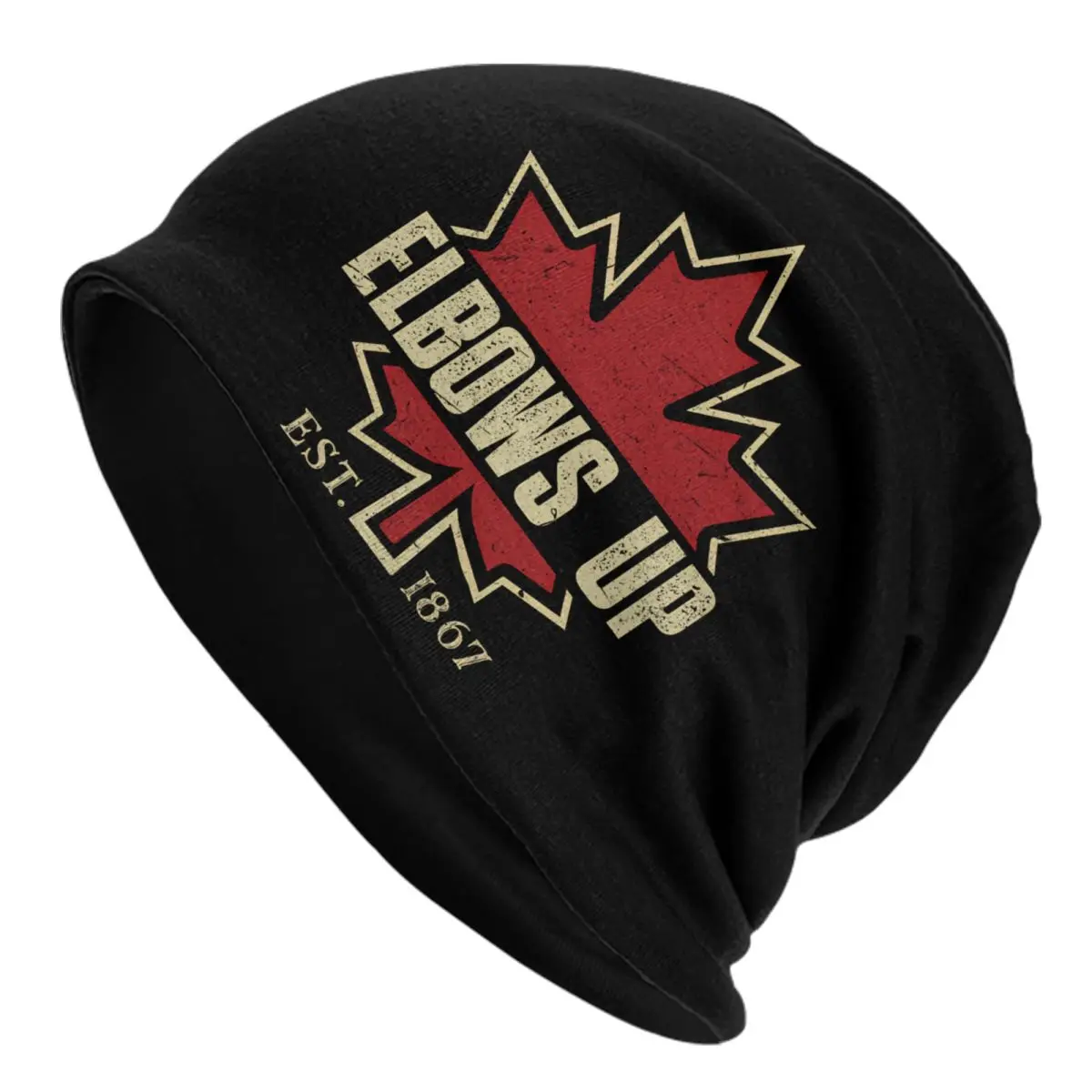 Custom Elbows Up Canada 1867 Freedom Stand Strong Skullies Beanies Caps Cool Winter Warm Women Knit Hat Unisex Adult Bonnet Hats 
Custom Elbows Up Canada 1867 Freedom Stand Strong Skullies Beanies Caps Cool Winter Warm Women Knit Hat Unisex Adult Bonnet Hats