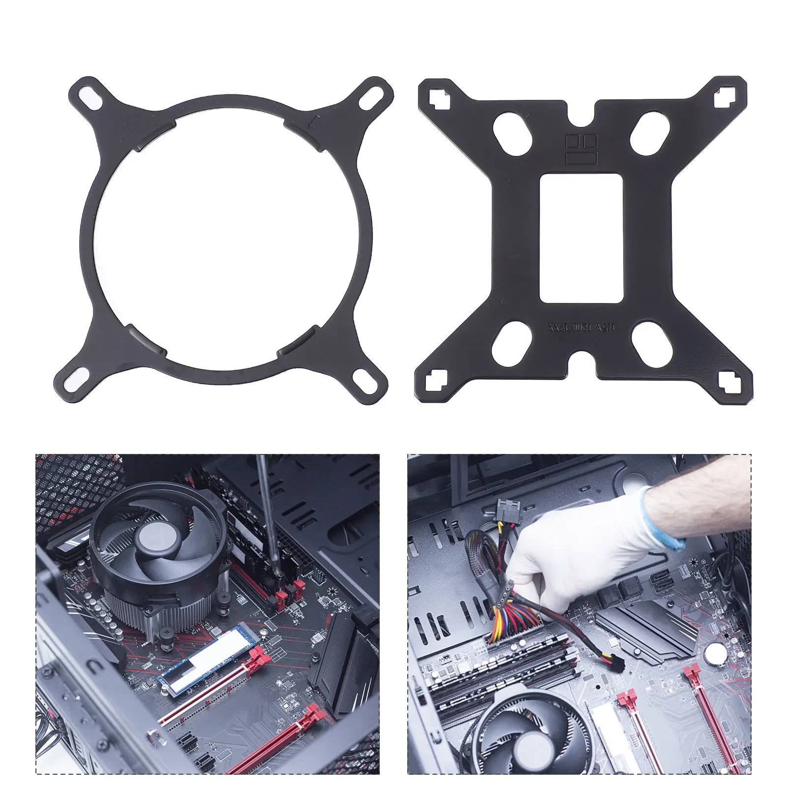 1Set CPU Heatsink Water Cooling Bracket Compatible 17xx Replacement Retention Bracket for Cooler Fan Heat Sink Holder
1Set CPU Heatsink Water Cooling Bracket Compatible 17xx Replacement Retention Bracket for Cooler Fan Heat Sink Holder