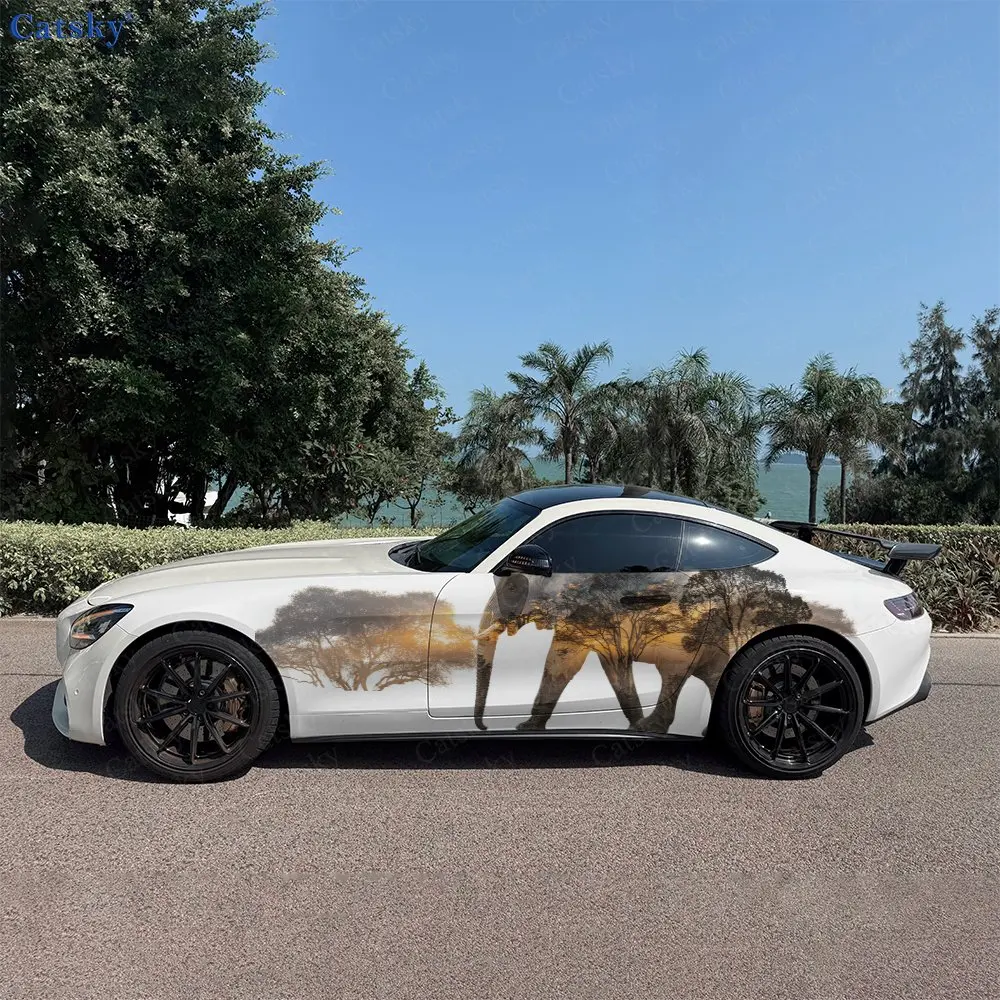 Наклейки на боковые части автомобиля с изображением африканского слона, самоклеящиеся, из ПВХ, водонепроницаемые и устойчивые к царапинам, аксессуар для автомобиля, подарок
Наклейки на боковые части автомобиля с изображением африканского слона, самоклеящиеся, из ПВХ, водонепроницаемые и устойчивые к царапинам, аксессуар для автомобиля, подарок