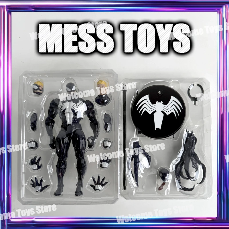 NEW Mess Toys Venom Symbiotic Lethal Neighbor Spider Man Messtoys Black Suit Spiderman Anime Action Figure Model Doll Gifts Toys
NEW Mess Toys Venom Symbiotic Lethal Neighbor Spider Man Messtoys Black Suit Spiderman Anime Action Figure Model Doll Gifts Toys