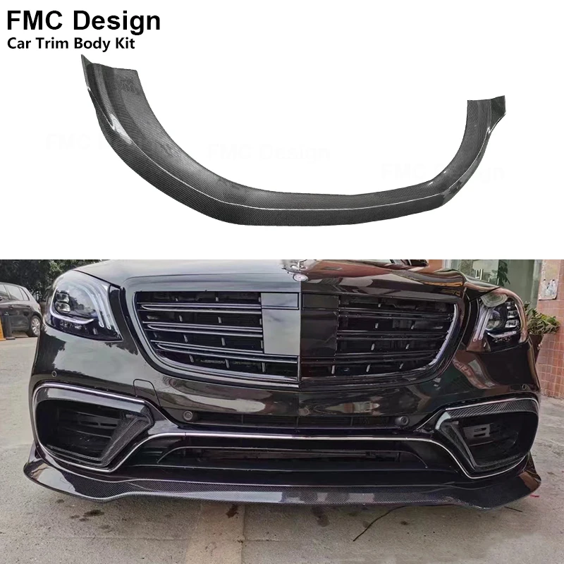 Carbon Fiber For Mercedes Benz S Class W222 S63 S65 Car Front Bumper Splitter Front Lip Chin Spoiler Diffuser Parts Body kit
Carbon Fiber For Mercedes Benz S Class W222 S63 S65 Car Front Bumper Splitter Front Lip Chin Spoiler Diffuser Parts Body kit