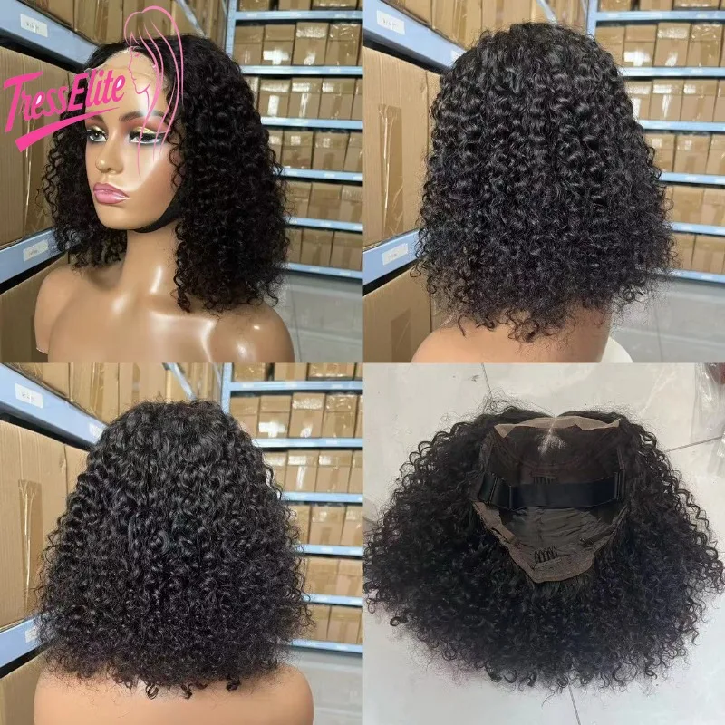 5*5 Lace Closure Bob Jerry Curly Natural Color 8-14Inch Human Hair Wig Brazilian Virgin Remy180% Density Suitable for Daily Wear
5*5 Lace Closure Bob Jerry Curly Natural Color 8-14Inch Human Hair Wig Brazilian Virgin Remy180% Density Suitable for Daily Wear