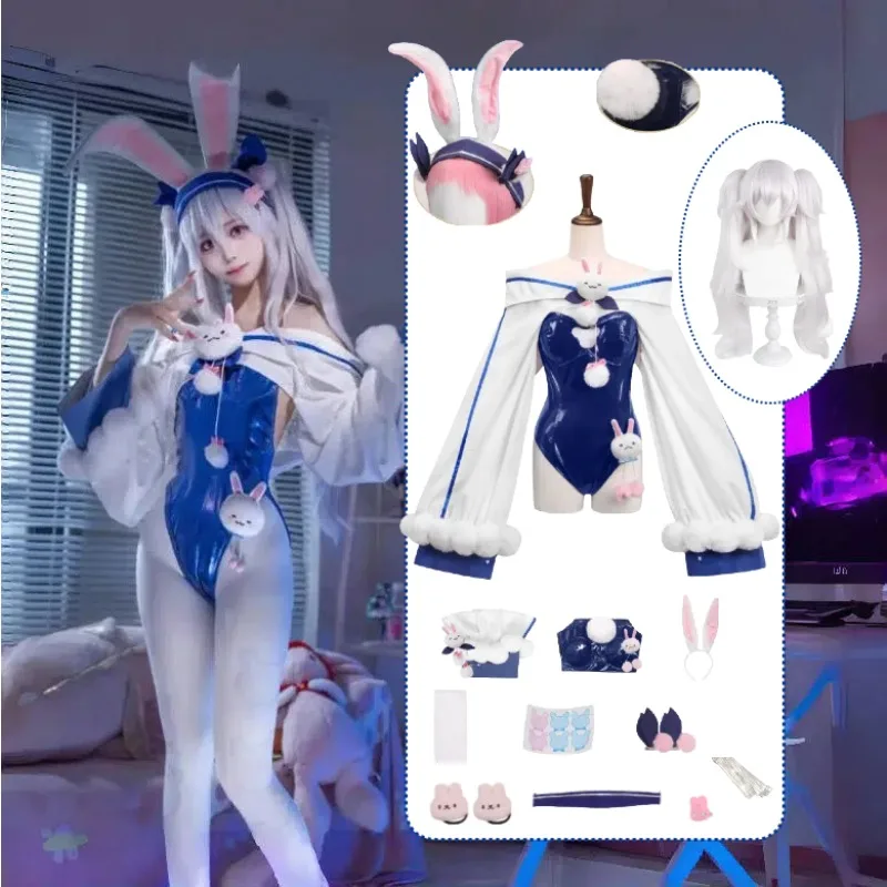 Game USS Laffey Cosplay Costume Bunny Girl Sexy Dress Top Jumpsuit Wig Suit for Women Anime Party Roleplay Uniform Outfits
Game USS Laffey Cosplay Costume Bunny Girl Sexy Dress Top Jumpsuit Wig Suit for Women Anime Party Roleplay Uniform Outfits