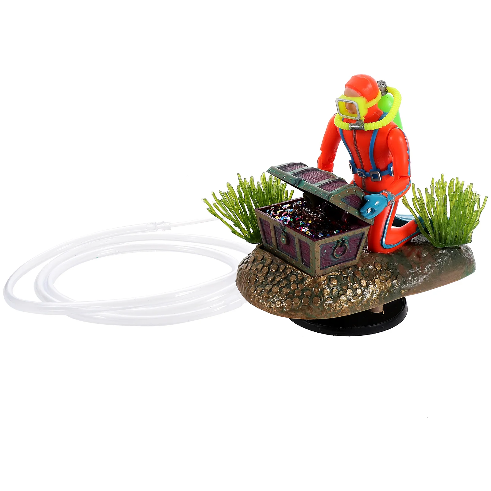 Sturdy Plastic Pneumatic Treasure Hunting Ornament Diver Decoration Bubbling Effect with Hose Aquarium Decorations Fish
Sturdy Plastic Pneumatic Treasure Hunting Ornament Diver Decoration Bubbling Effect with Hose Aquarium Decorations Fish