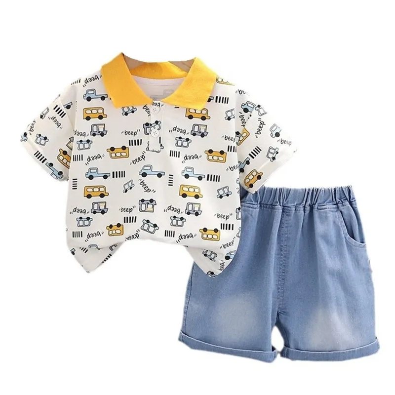 New Summer Baby Boys Clothes Suit Children Cartoon T-Shirt Shorts 2Pcs/Set Toddler Casual Costume Infant Outfits Kids Tracksuits
New Summer Baby Boys Clothes Suit Children Cartoon T-Shirt Shorts 2Pcs/Set Toddler Casual Costume Infant Outfits Kids Tracksuits
