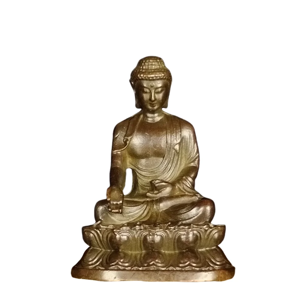 Chinese antique purple bronze Rulai Buddha statue ornament statue
Chinese antique purple bronze Rulai Buddha statue ornament statue