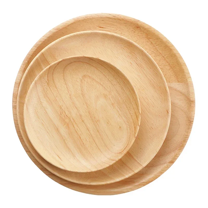 3Pcs Round Wooden Plate Serving Tray Wood Snack Dishes Dessert Food Plate Cake Tray Fruit Serving Plate Wooden Kitchen Tableware
3Pcs Round Wooden Plate Serving Tray Wood Snack Dishes Dessert Food Plate Cake Tray Fruit Serving Plate Wooden Kitchen Tableware