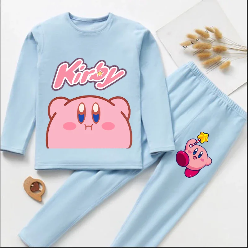 Star Kirbys Pajamas Kids Cute Cartoon Home Wear Girl Boy Long Sleeve Tops Trousers Set Spring Clothes Children Loungewear Gift
Star Kirbys Pajamas Kids Cute Cartoon Home Wear Girl Boy Long Sleeve Tops Trousers Set Spring Clothes Children Loungewear Gift