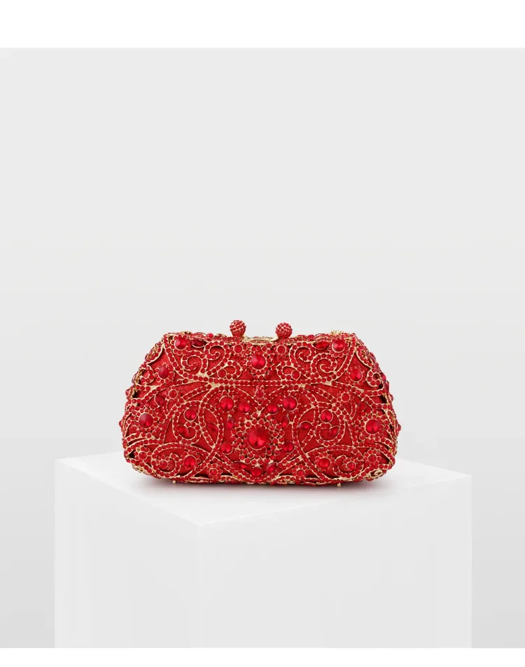 Women Red/Silver/Black Color Crystal Clutch Bag Evening Bags Ladies Gala Dinner Minaudiere Purses Wedding Bridal Handbag
Women Red/Silver/Black Color Crystal Clutch Bag Evening Bags Ladies Gala Dinner Minaudiere Purses Wedding Bridal Handbag